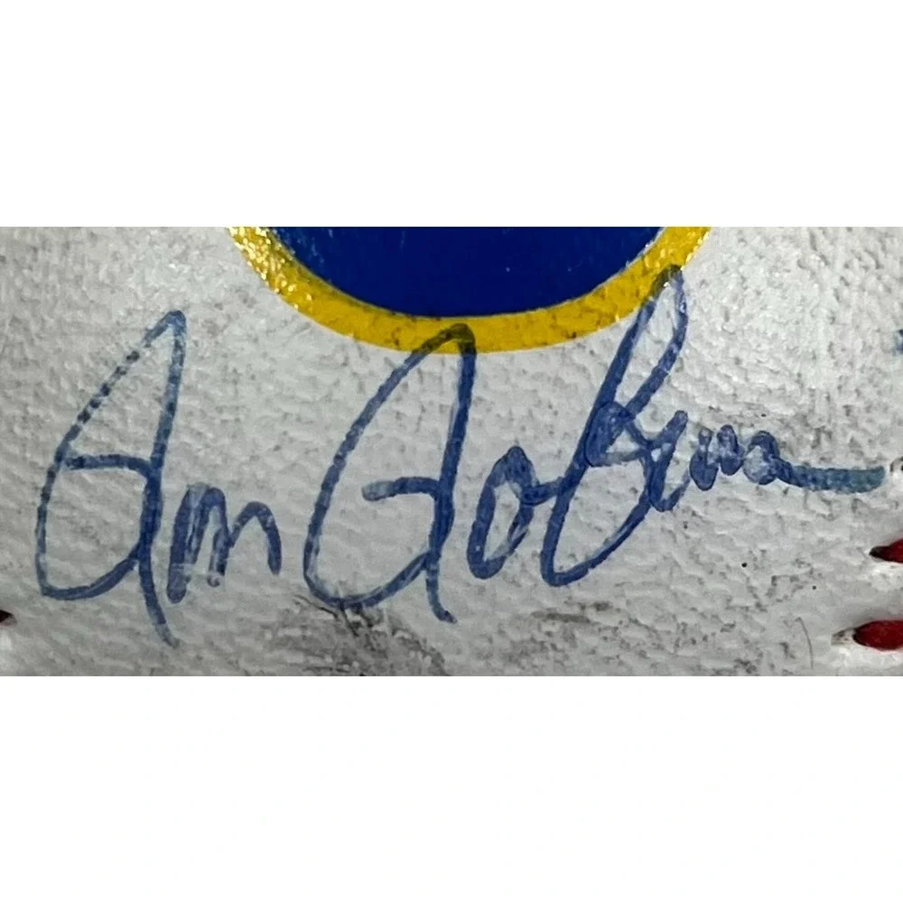 Ron Robinson Signed Milwaukee Brewers Baseball Vintage 1988 SPC